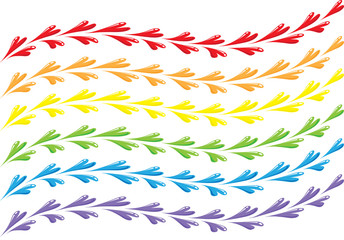 heart shape line design