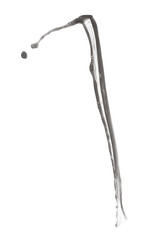 Splash of liquid in motion isolated