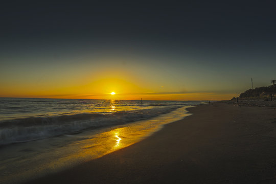 Amazing Sunset on the Sea © gisakadze