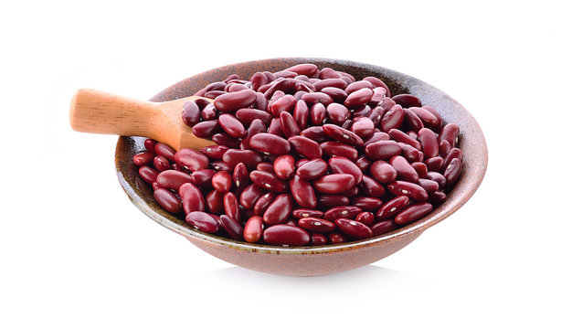 red bean on white backgroun