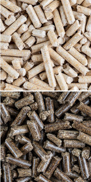 Toilets for Pets, filler wood pine is used in the litter box. A variety of pressed sawdust macro