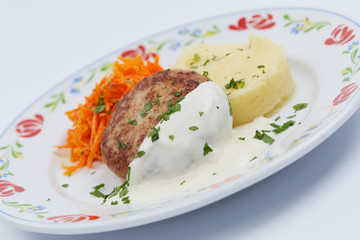 potato with meat