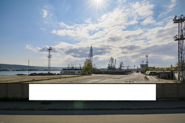 billboard in the seaport fences © CLement