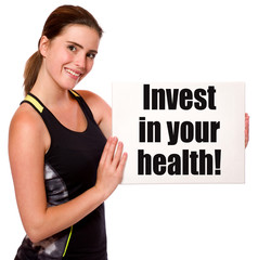 Fototapeta na wymiar Invest in your health