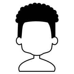 cute and little boy shirtless vector illustration design