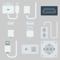 icons set about Connectors Cables . [keywordRandom:3]