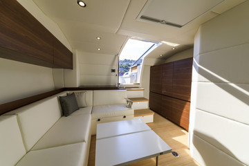 motor yacht interior