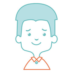 cute and little boy vector illustration design