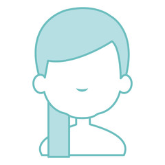 cute and little girl shirtless vector illustration design