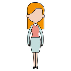 cute mother avatar character vector illustration design
