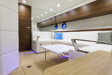 motor yacht interior