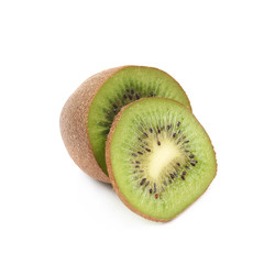 Juicy kiwi fruit isolated