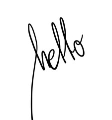 hello message