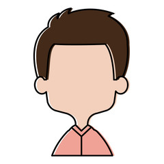 cute and little boy vector illustration design