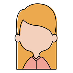 cute and little girl vector illustration design