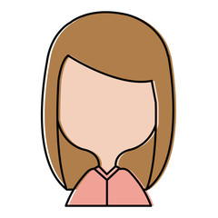 cute and little girl vector illustration design