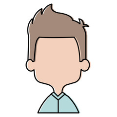 cute and little boy vector illustration design
