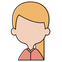 cute and little girl vector illustration design