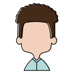 cute and little boy vector illustration design