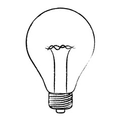 light bulb idea glass creative electricity energy power inspiration vector illustration