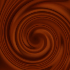 Abstract chocolate swirl background.