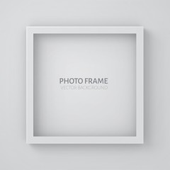 3D picture  square frame design.