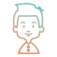 cute and little boy vector illustration design