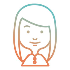 cute and little girl vector illustration design