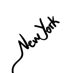 New York continuous lines design