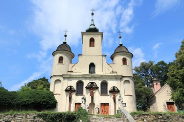 Calvary in Koszeg, Hungary