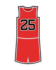 Obraz premium basket uniform illustration