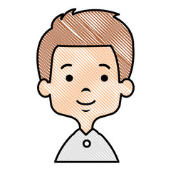 cute and little boy vector illustration design