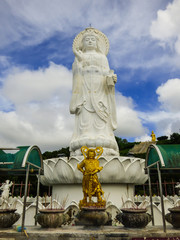 Statue of Guan Yin - bodhisattva of compassion and mercy at Hat Yai Park (Hat Yai, Thailand)