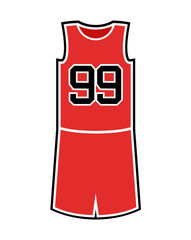 basket uniform illustration