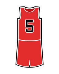 Obraz premium basket uniform illustration