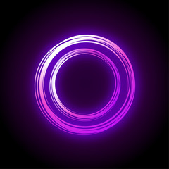 Neon circle design