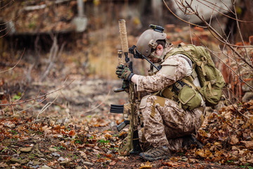 US Soldier With PTSD