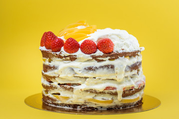 Chocolate naked cak