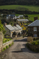 Branscombe Village,  Devon, England, UK