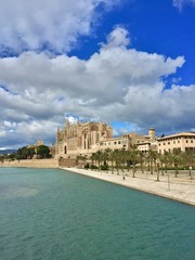 Fototapeta premium Castle in Palma de Mallorca