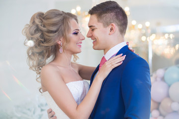 beautiful young loving couple