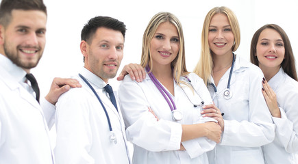 Fototapeta premium portrait of successful medical team
