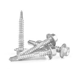 Screw isolated on white