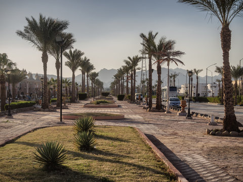 Market with onion domes in Sharm El-Sheikh Sinai