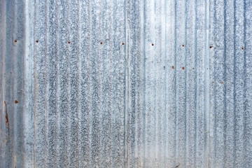 Naklejka premium Abstract zinc rust fence in the outdoors.Thailand.
