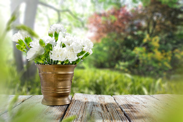 table background and spring time 