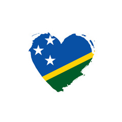 Solomon Islands flag, vector illustration