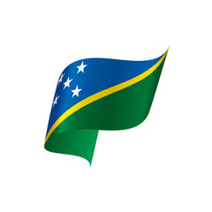 Solomon Islands flag, vector illustration