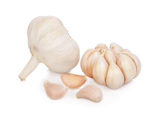 Garlic isolated on white background
