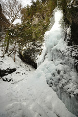 Obraz premium 滝凍る